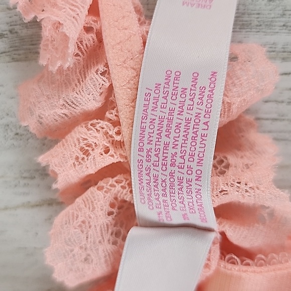 Victoria's Secret Dream Angels orange sherbet unlined demi t back bra Size 32DDD - Picture 8 of 9